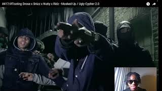 UK I LIKE THIS ONE !! #Tooting Drose x Snizz x Nutty x Ridz - Masked Up / Ugly Cypher 2.0 REACTION