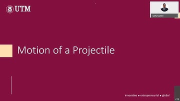 Engineering Mechanics (Motion of a Projectile)