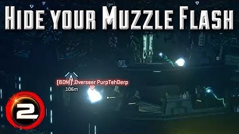 Hide your Muzzle Flash (PlanetSide 2 - Tips/Tricks)