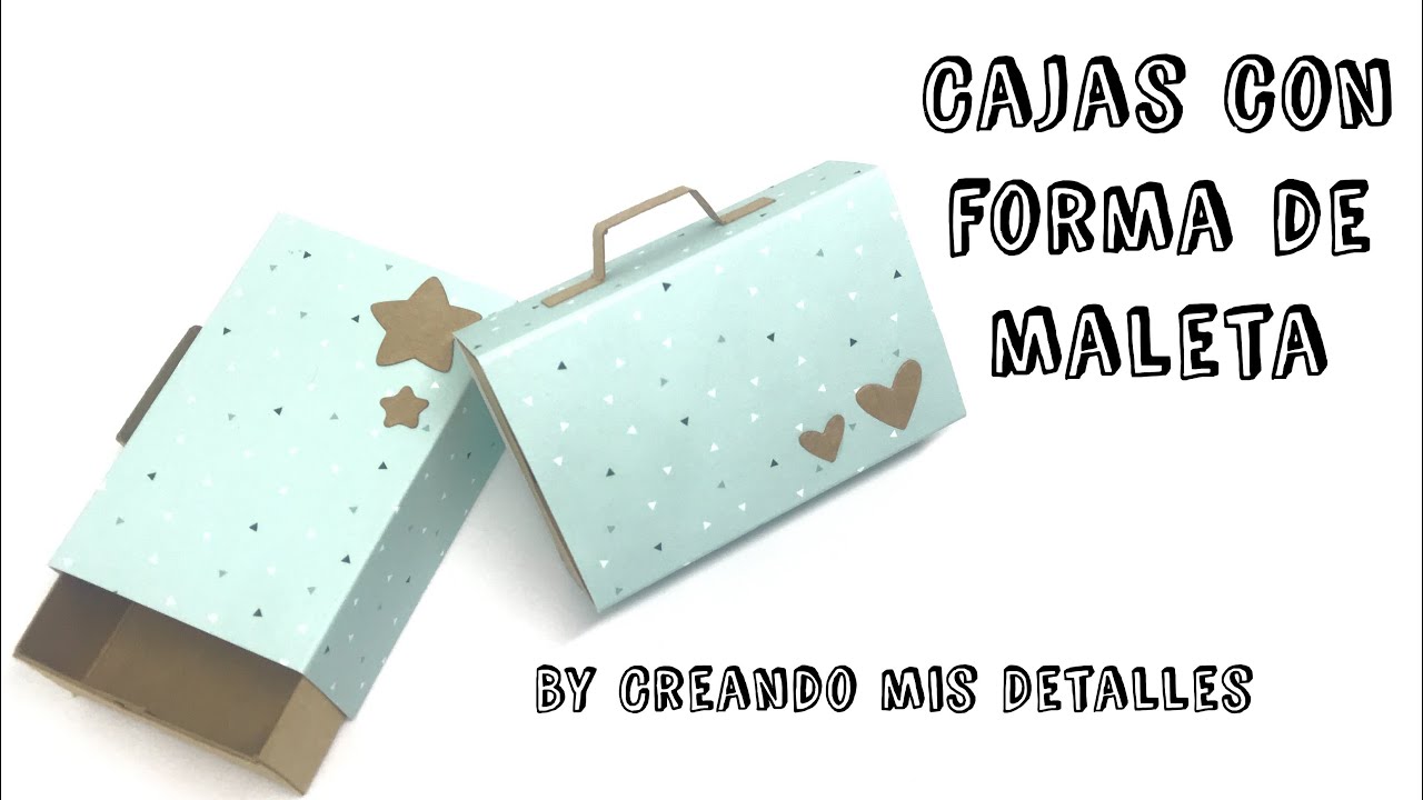 Caja de regalo con forma de maleta - YouTube
