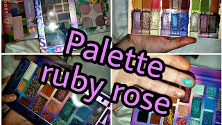 Palette maquillage ruby rose ضلال العيون من روبي روز