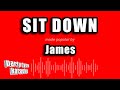 James Sit Down Karaoke Version
