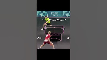 Felix Lebrun vs Lin Yun-Ju best point #paris2024 #tabletennis #felixlebrun #wtt #olympic #pingpong