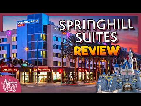 Springhill Suites Anaheim Convention Center Review & Room Tour | Hotels Near Disneyland