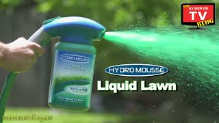 Hydro Mousse As Seen On TV Commercial Buy Hydro Mousse As Seen On TV Spray On Grass Seed