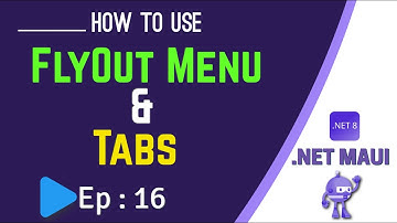 How to use both Flyout Menu & Tabs in an App