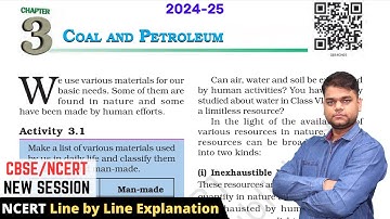 Coal and Petroleum : 8 Science Chapter 3 | 2024-25 Session