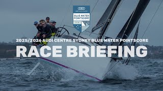 2025/2026 Audi Centre Sydney Blue Water Pointscore Briefing
