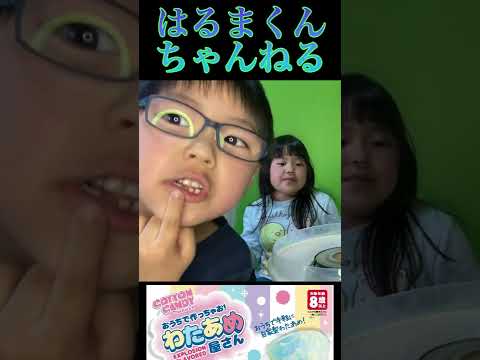 【わたあめ屋さん】はるまくんが「ふざけんなぁ」って言ってます。【作ってみた】#知育　#おもちゃ #遊んでみた #Shorts