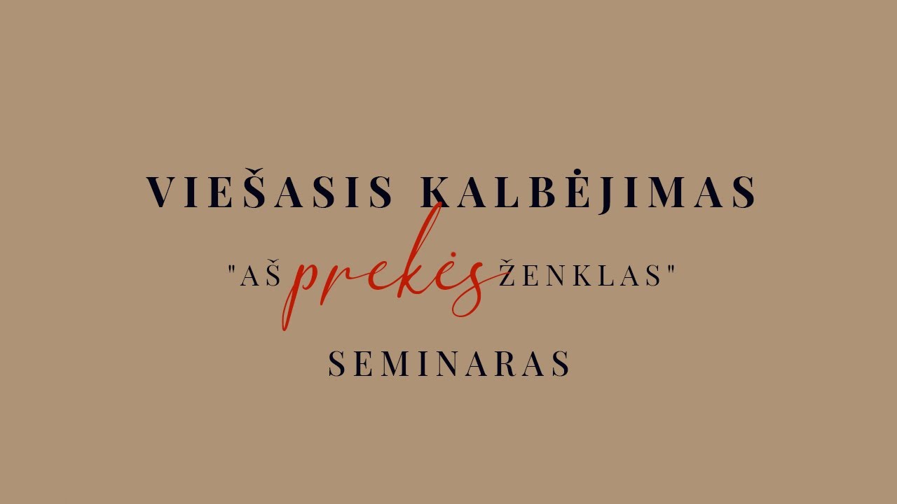 Viešasis kalbėjimas 