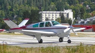 Beechcraft V35B Bonanza Takeoff