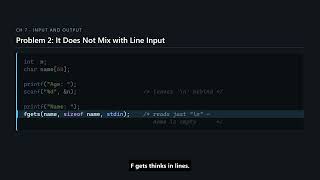 C Programming #80 — The Four scanf Problems, and Why fflush(stdin) Is Wrong