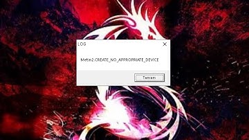 Metin2 .CREATE_NO_APPROPRIATİVE_DEVİCE HATASI %100 ÇÖZÜM