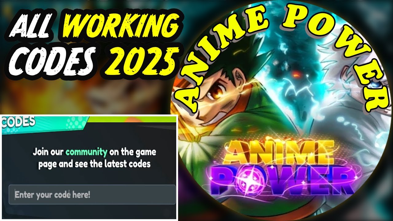 Anime Power Codes June 2025 ⚠️New ALL WORKING CODES Roblox Anime Power ...