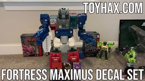 Toyhax.com Fortress Maximus Decal Set