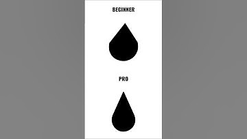 Beginner vs Pro - How to Create Water Drop in Illustrator
