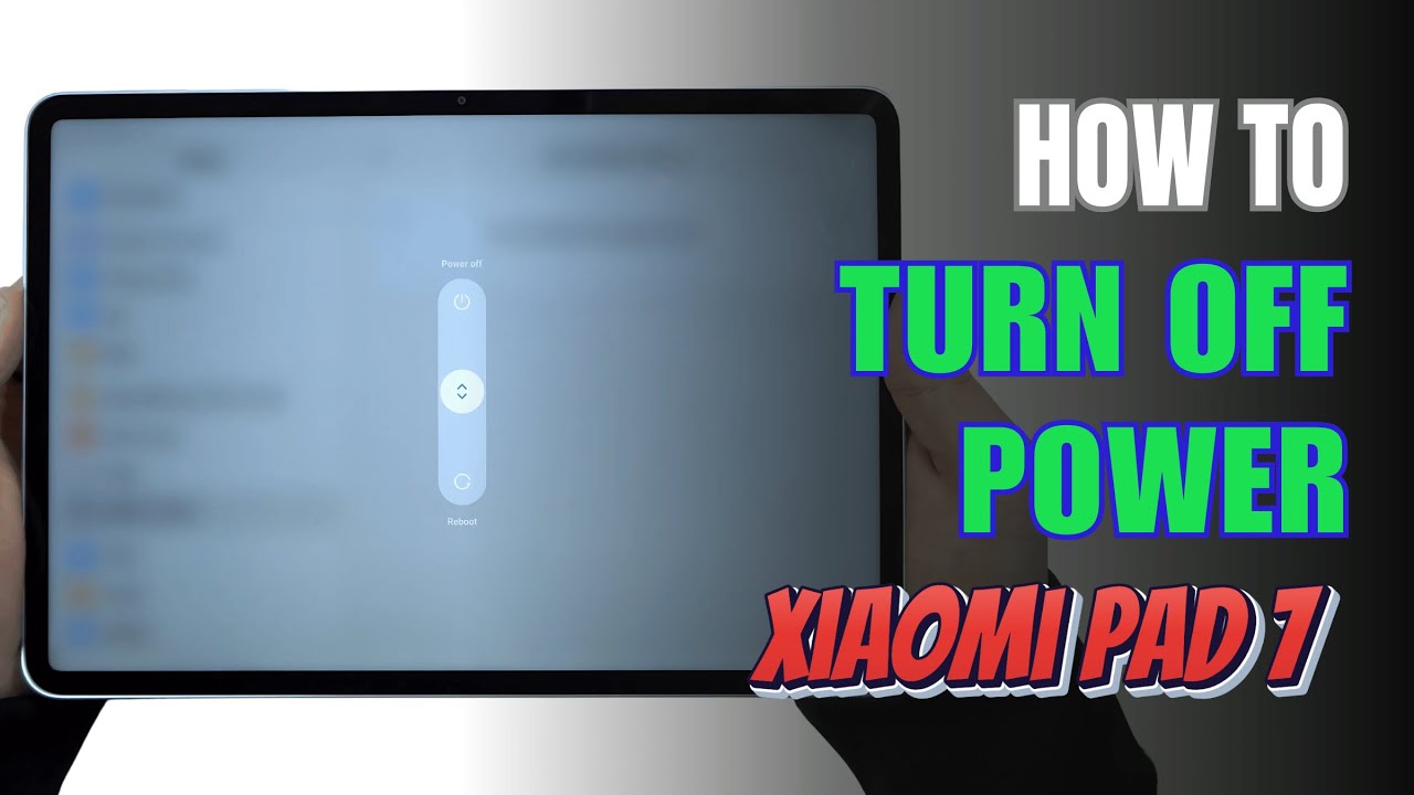 How to Turn Off Xiaomi Redmi Pad 7 - YouTube