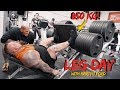 I LEG PRESSED 850KG AND BROKE MY RIBS!!