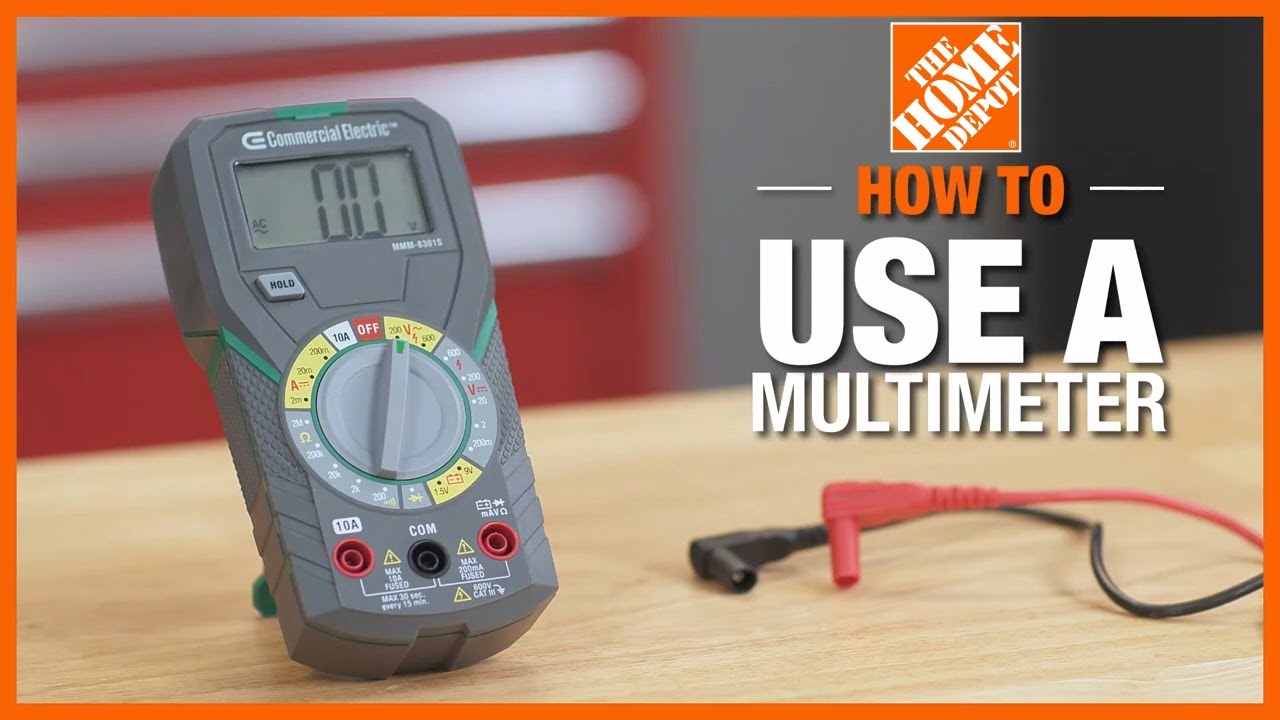 How to Use a Multimeter  The Home Depot