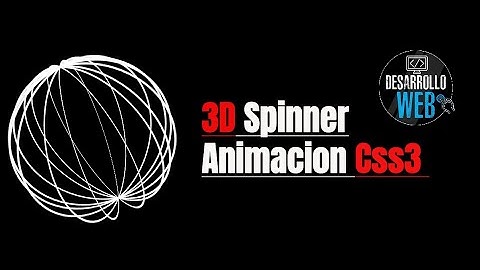 😱 3D Spinner En Html Y Css3 😦