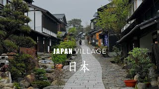 🔴 [LIVE] Relaxing Rural Japan Walking Tour - Nagiso Village (南木曽町) Japan Village Rain Walk