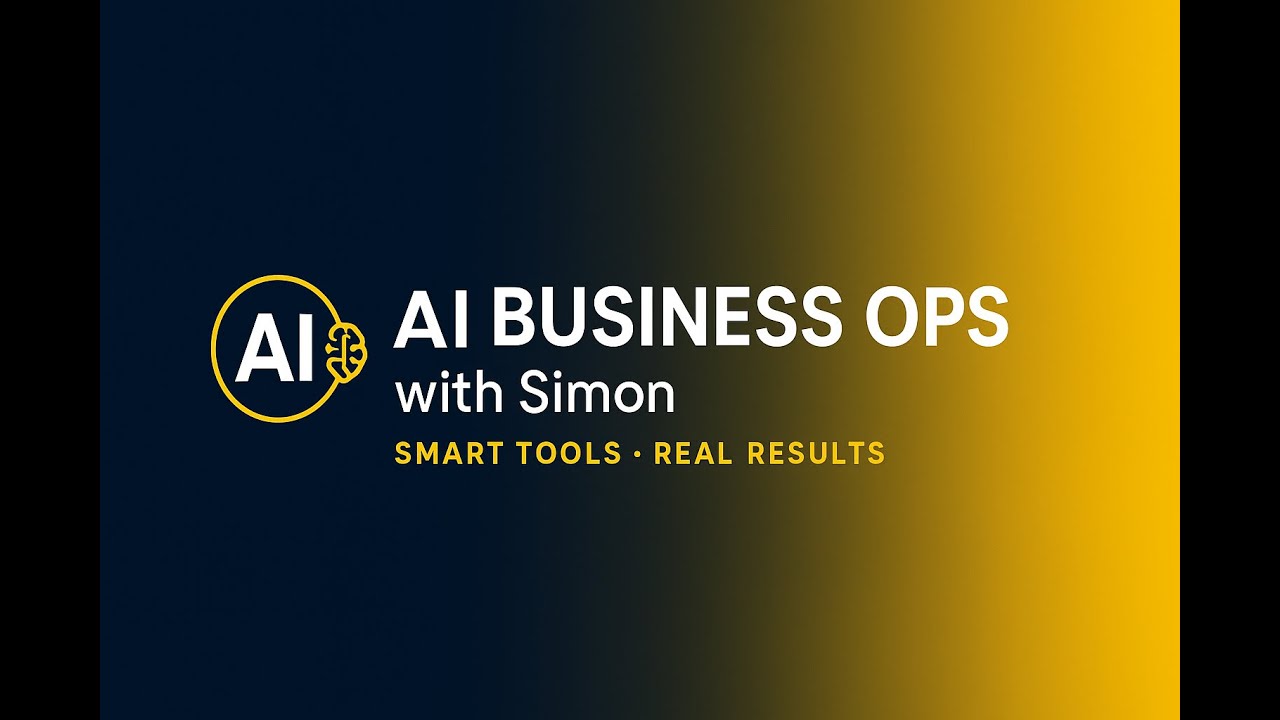 "AI Business Ops with Simon — Save Money, Stay Compliant, Grow Faster"