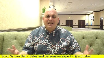 You must be the sales expert and not the buyer - Scott Sylvan Bell
