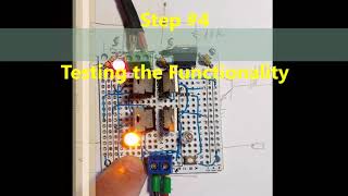 PCB Breadboard Proto Build Demonstrating  H-Bridge using MOSFET Load Switch for DC Motors