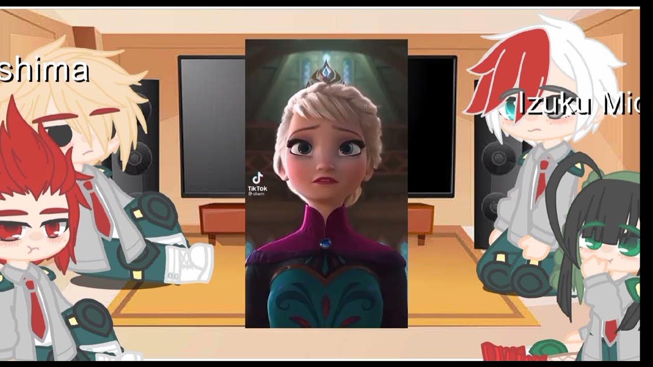 Mha react to Elsa and Anna || Intro | Gacha club | English - YouTube
