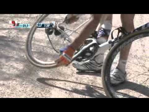 Ketting van Bram Tankink er af in Giro