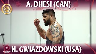 Amarveer Dhesi (CAN) vs Nicholas Gwiazdowski (USA) - Final // Pan-American Championships 2022