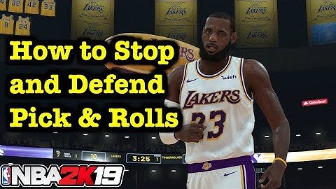 NBA 2K19 How to Play Defense Tutorial Defensive Settings On Ball Tips vs. Pick and Rolls 2K19 #17