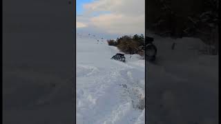 Kar İle Kaplı Yolu Açma Jeep Cherokee