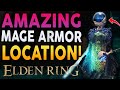 Elden Ring - YOU NEED THIS MAGE ARMOR! Lusat's Glintstone Armor Set Location Guide!