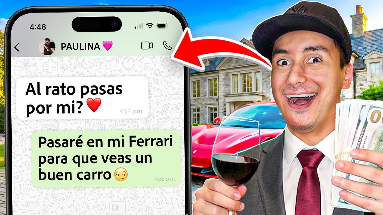 ME HICE PASAR POR UN SEÑOR MILLONARIO y MI NOVIA ME FUE INFIEL POR DINERO… 😨💔