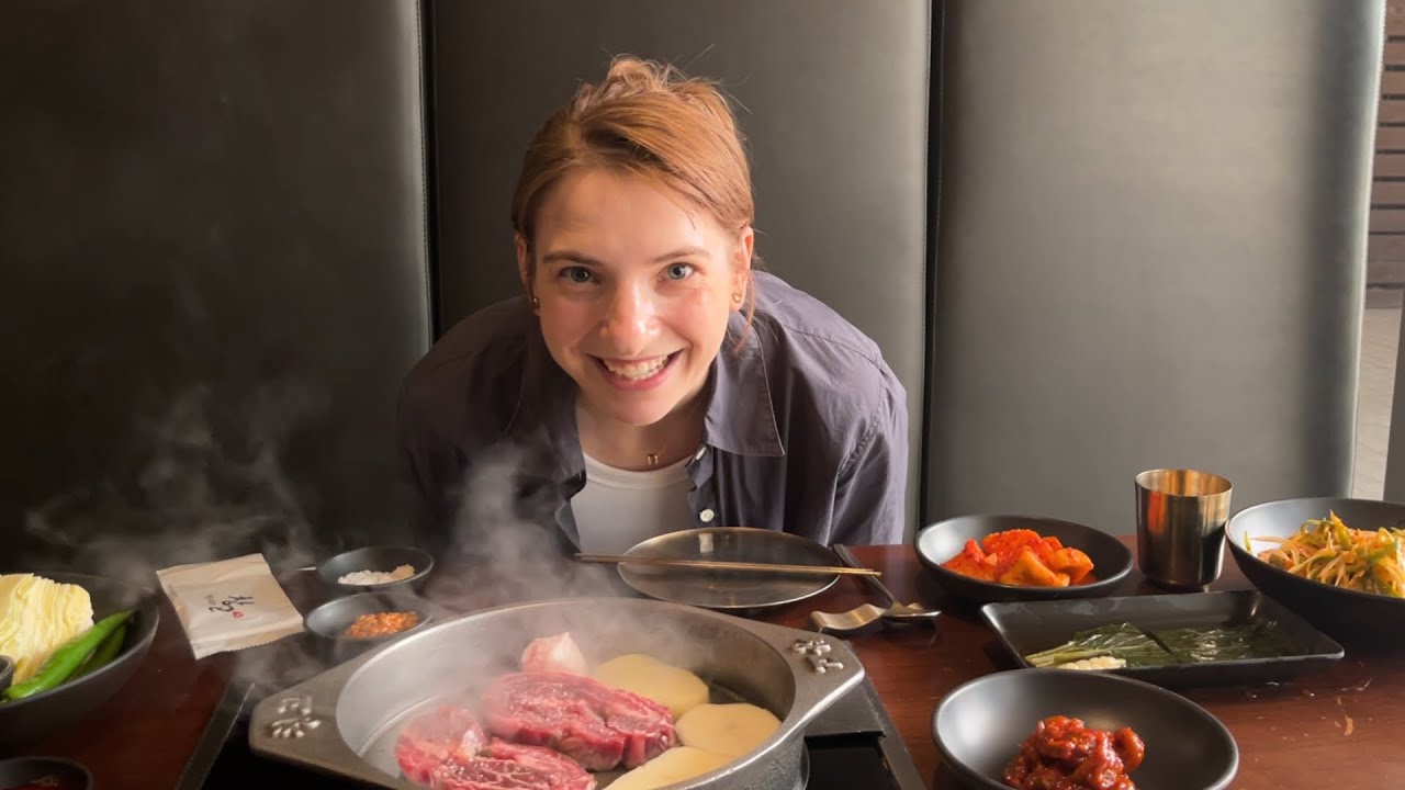 혼자 시골가서 농사일하고 온 우크라이나 아내 한우 새우살 맘껏 사주기