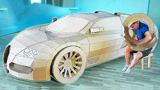 BUGATTI VEYRON from CARDBOARD