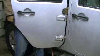 2008 Jeep JK Hinge Repair - YouTube