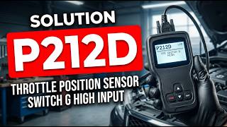 HOW TO FIX P212D OBD II ERROR CODE - Throttle Position Sensor Switch G High Input