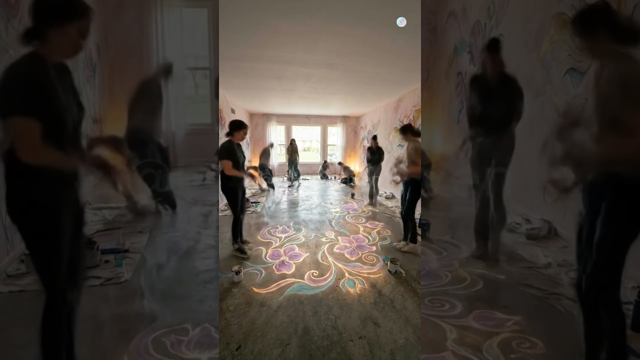 This Floor Looks Like Glowing Water