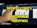 Sockets & Lights, Prices In The Philippines.