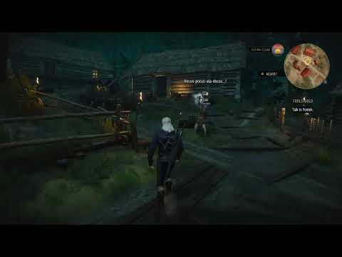 Witcher 3 - Yontek casting a spell