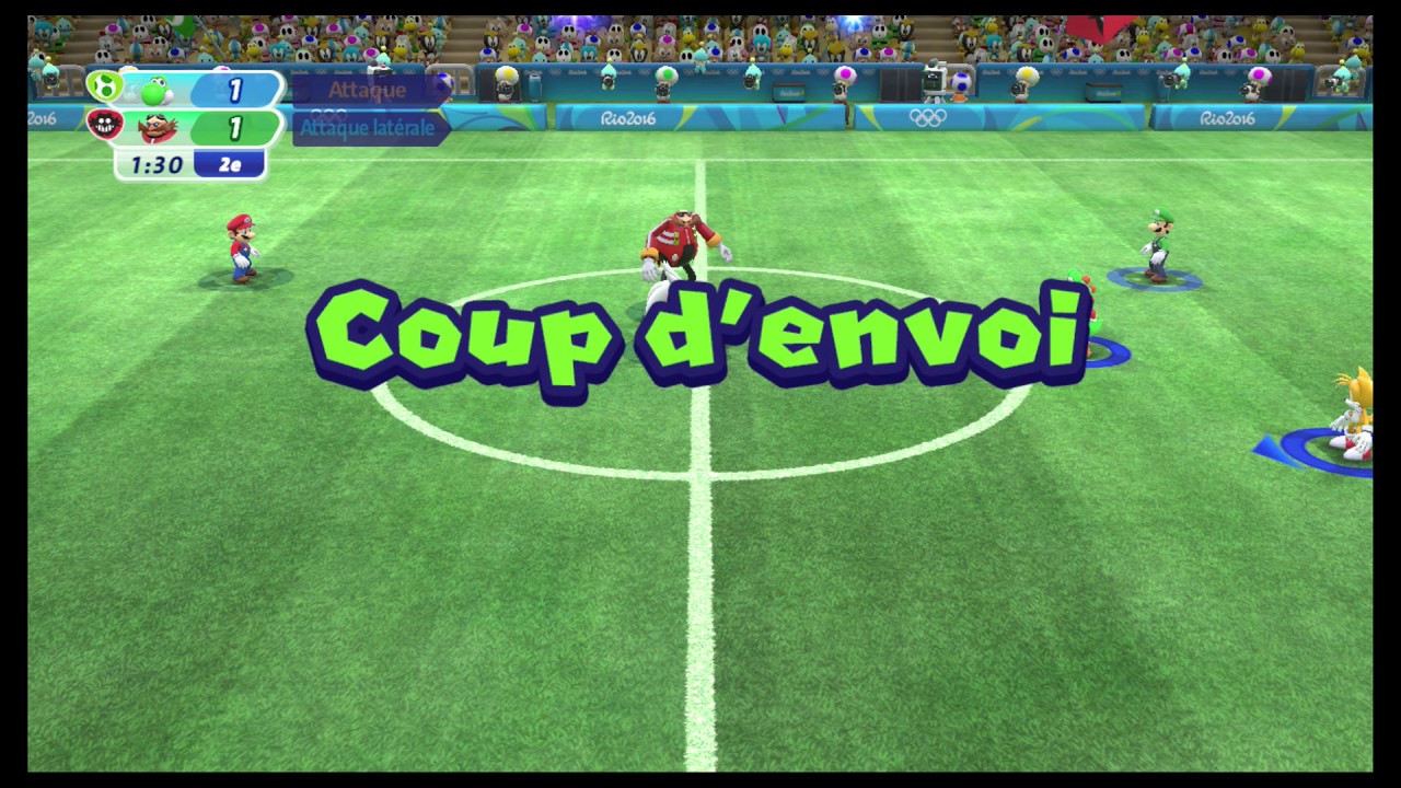 Mario & Sonic aux J.O Rio 2016 - Football