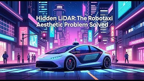 Hidden LiDAR Magic: How Robotaxis Are Becoming Sleek And Beautiful By 2026
