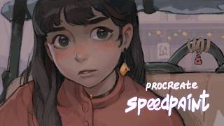 Speedpaint (Procreate Timelapse) Cat Taxi