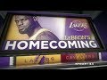 LeBron's Homecoming Intro | NBA on ESPN | LAL vs CLE |
