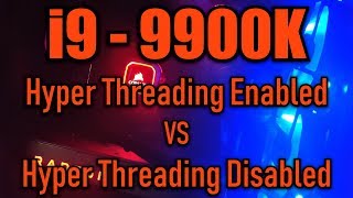 9900k | Hyper-Threading vs No Hyper-Threading Gaming Benchmarks | Vega 64 LC