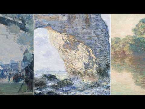 Claude Monet TV — Silent Art Gallery · October 8 Afternoon | The Manneporte Etretat & others