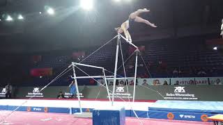 Routine Of The Day Nina Derwael S Sick Uneven Bars Performance