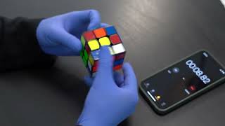 25 Second Fridrich method Rubik's Cube Solve - ASMR screenshot 3